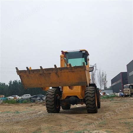 四驱液压轮式装载机养殖场农用铲运车矮脚虎小型柴油铲砂石上料车