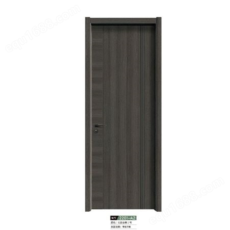 极简轻奢木门碳晶实木复合卧室门房门家用免漆套装门